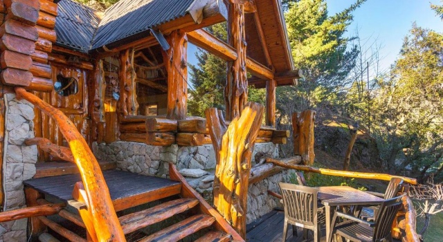 Бунгало с 3 комнатами Cabañas Villa Labrador con costa de lago