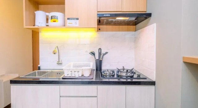 Апартаменты Standard Minimalist and Warm 2BR at 29th Floor Podomoro Golf View Apartment