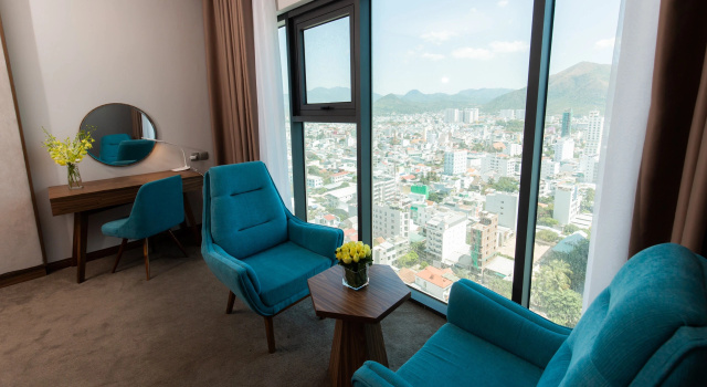 Двухместный номер Deluxe Muong Thanh Vien Trieu apartment