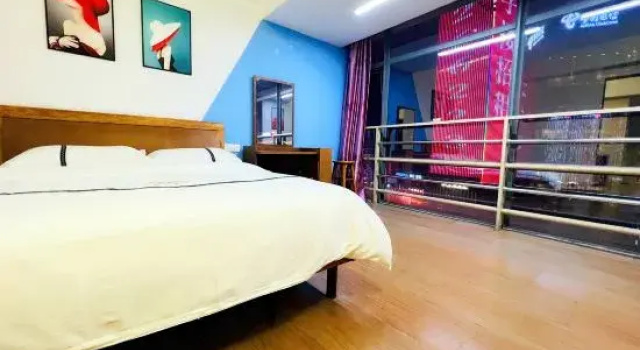 Люкс Deluxe Duoduo · Ins Light Luxury Apartment (Nancheng Huiyicheng)