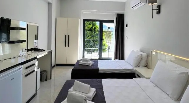 Трёхместный номер Standard с видом на сад Otel Beyaz İnci