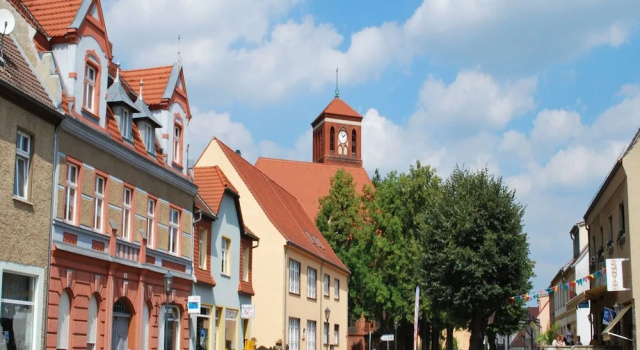 Коттедж Ferienhaus Zum Storchennest in Storkow