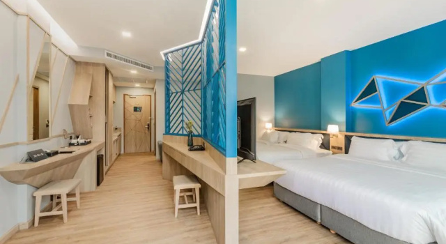 Четырёхместный номер Deluxe BlueSotel SMART Krabi Aonang Beach - Adults only