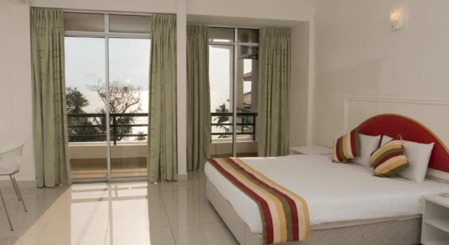 Deluxe- dobbelt værelse med altan med udsigt Akar Beach Resort