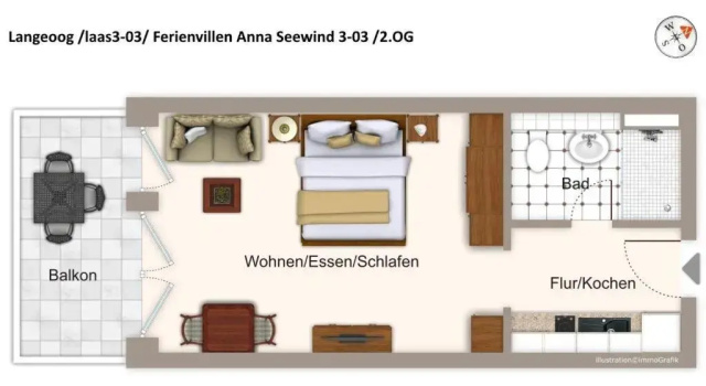 Apartmentvilla Anna See Apartmentvilla Anna See 3-03, Book Lejlighed Langeoog East Frisian Islands