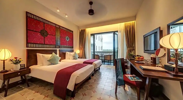 Двухместный номер Deluxe с видом на сад RiverTown Hoi An Resort & Spa