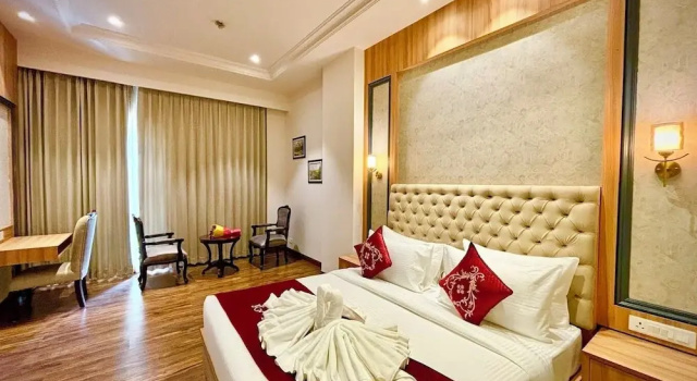Номер Deluxe Hotel Sukh Farm 5-minute drive to Banasar Bagh