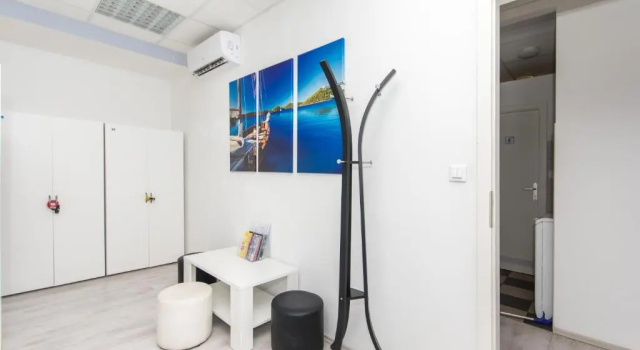 Кровать в общем номере с видом на море Hostel Petra Marina