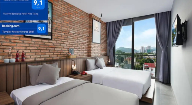 Трёхместный номер Standard с видом на город Marilyn Boutique Hotel Nha Trang