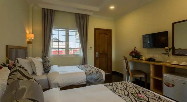 Двухместный номер Deluxe с видом на город Grand Bayon Siem Reap Hotel