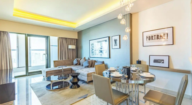 SuperHost - Dubai Dreaming Stylish 1BR, DAMAC Towers Paramount, Забронировать Апартаменты/квартира Дубай Эмират Дубай, рядом с Al Wajeha Al Maeyah Marine Transport Station