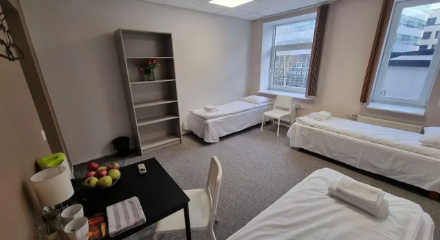 Трёхместный номер Standard с видом на внутренний двор Room near City Center Harbour