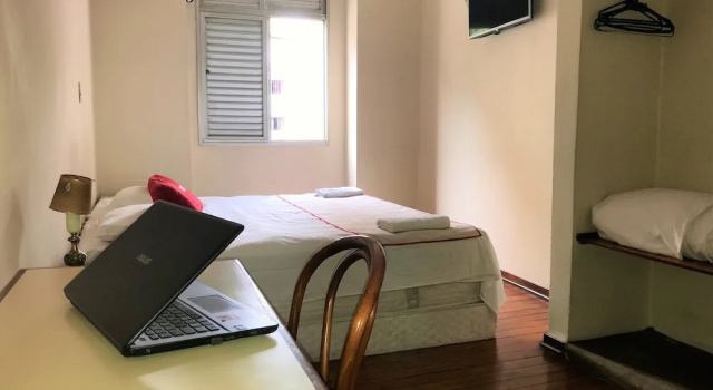 Двухместный номер Superior Hotel São Jorge São Paulo - Próximo a 25 de março, região do Brás, fácil acesso ao Expo Center Norte e Mercado Municipal SP