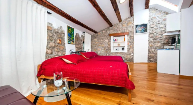 Студия с видом на море Studio Oscar IV With Terrace and Sea View
