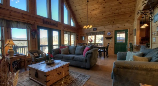 Eagle's Nest - 4 Br Cabin, Забронировать Дом для отпуска Уивервилл Аппалачи