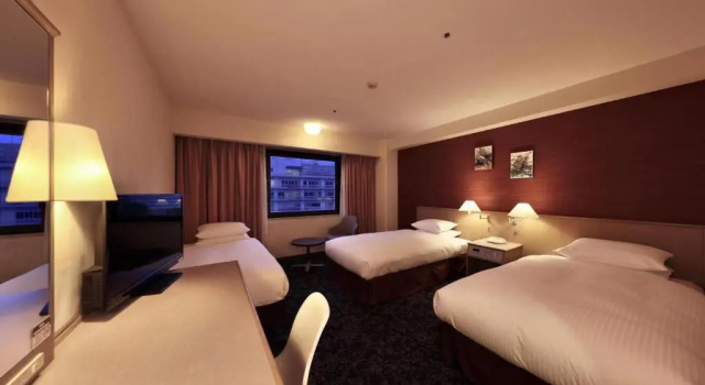 Трёхместный номер Standard Minamisenri Crystal Hotel