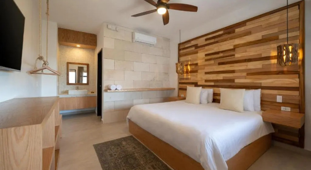 Четырёхместный номер Deluxe с видом на сад Mayan Monkey Tulum - Social Hotel