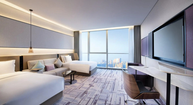 Двухместный номер Premium с видом на океан Crowne Plaza Dalian Xinghai by IHG
