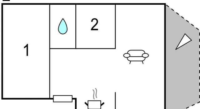 Nice Apartment in Kozino With 2 Bedrooms