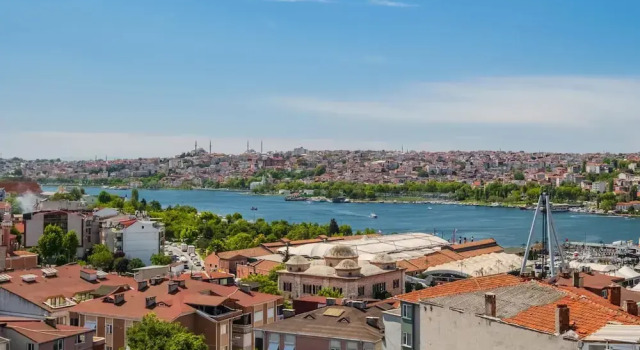 Sea View Duplex w Terrace in Goldenhorn, 예약 아파트 Beyoglu 이스탄불, Halic Congress Center 근처