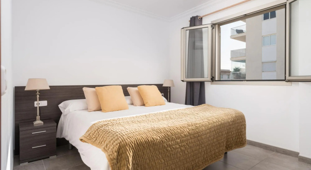 CASTELLO PLATJA - Beautiful apartment with sea views and only 100 metres away from the beach in Can Picafort. Free WiFi, Забронировать Апартаменты/квартира Апартаменты Кан-Пикафорт, рядом с Es Figueral de Son Real, Апартаменты/квартира