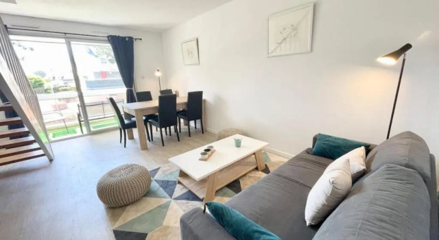 T3 Duplex Top Cosy Balcon 300m des plages