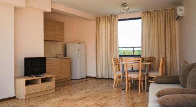 Апартаменты c 1 комнатой с балконом и с видом на море Moreto Seaside Aparthotel