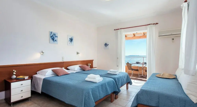 Студия Superior corfushell sea view apart hotel