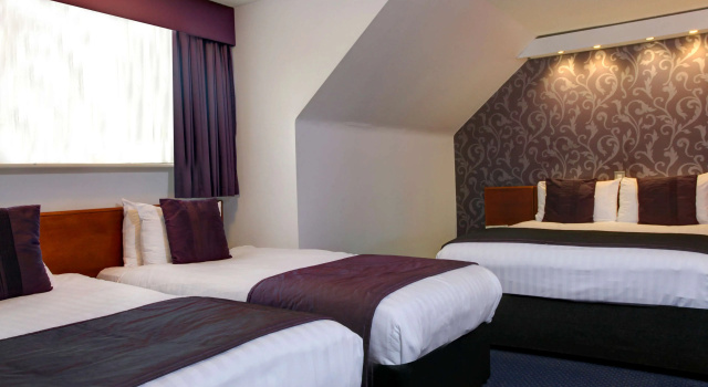 Четырёхместный семейный номер Standard Best Western Nottingham Derby
