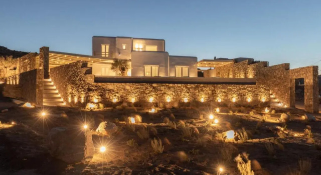 Amnos Mykonos - A Blue Eye Collection Villa, Забронировать Вилла Калафатис остров Миконос