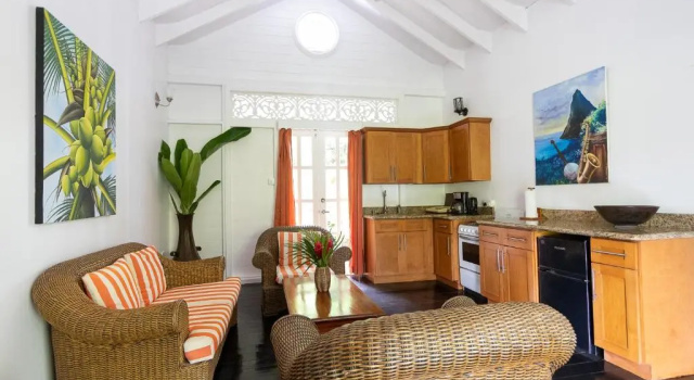 Коттедж с 2 комнатами Fond Doux Eco Resort