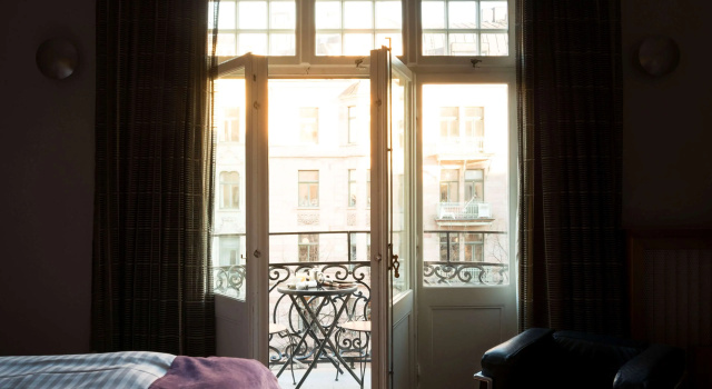 Двухместный номер Deluxe с балконом Hotel Kung Carl, WorldHotels Crafted
