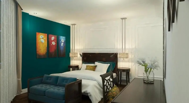 Семейный номер Standard с балконом и с красивым видом из окна Hanoi Chic Boutique Hotel