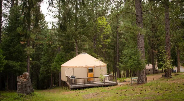 Yosemite Lakes Hillside Yurt 14, Đặt Khách sạn Harden Flat Yosemite National Park