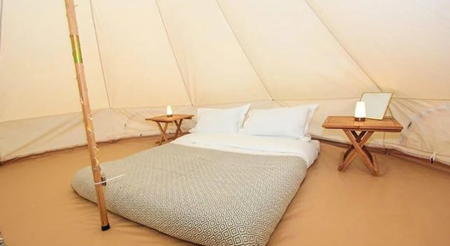 18 'izar' Bell Tent Glamping Anglesey, 예약 캠핑장 홀리헤드 Anglesey