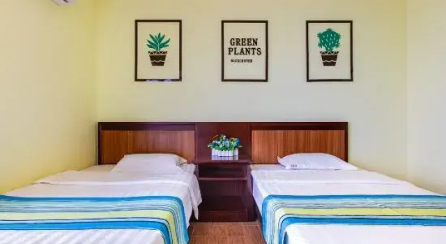 Люкс Premier с 3 комнатами с балконом и с видом на море Yangjiang Zhapo Bitaoyuan Xiaoluo Vacation Homestay