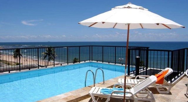 Hotel Vilamar, Забронировать Отель Отели Сальвадора с бассейном, Бассейн