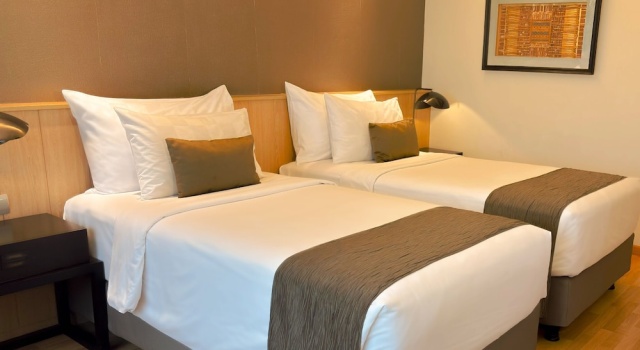 Premier- dobbelt værelse med altan med golfudsigt Delonix Hotel Karawang