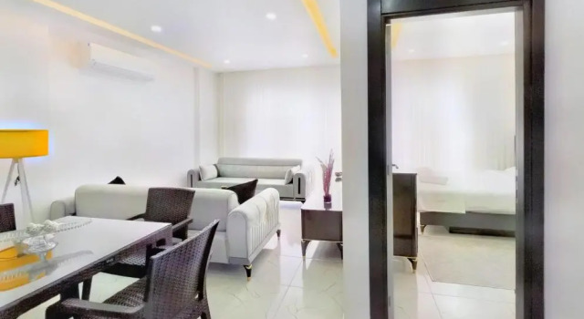 Cozy Apartment With Shared Pool in Alanya, Забронировать Апартаменты/квартира Отели Побережья Алании с бассейном, Бассейн