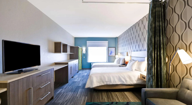 Четырёхместная студия Home2 Suites by Hilton Perrysburg Levis Commons Toledo