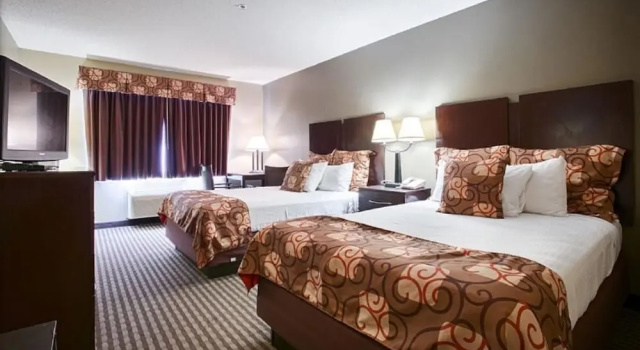 Standard- firedobbelt værelse Econo Lodge