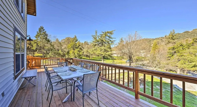 Inviting Julian Home with Scenic View and Hot Tub