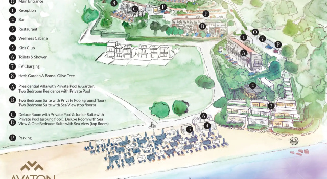 Номер Standard с 2 комнатами Avaton Luxury Beach Resort - Relais & Chateaux