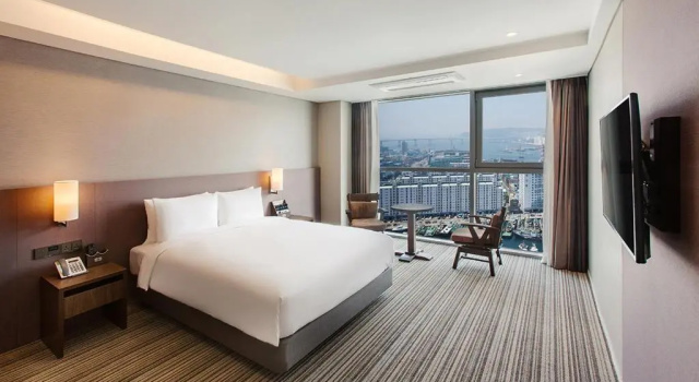 Двухместный номер Deluxe с видом на море Island Hotel Busan
