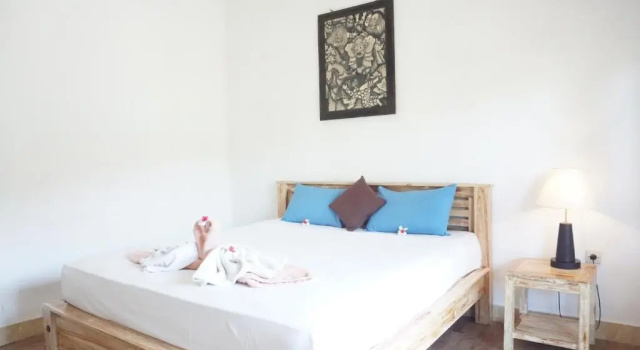 Двухместный номер Deluxe с балконом и с красивым видом из окна Nyoman Guesthouse and Grill
