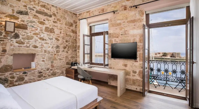 Двухместный номер Deluxe с балконом и с видом на море Ambassadors Residence Boutique Hotel