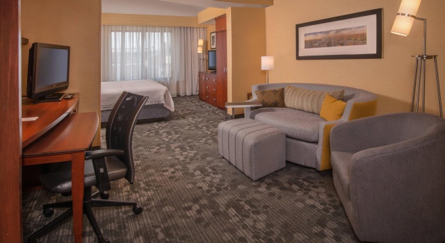 Двухместная студия Courtyard by Marriott Fredericksburg Historic District