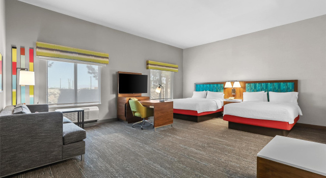 Четырёхместный люкс Hampton Inn & Suites El Paso West