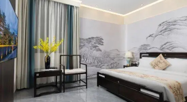 Двухместный люкс Luxury с видом на реку Han Ting Bie Yuan Resort Hotel