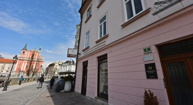 Tromostovje II In Heart Of Ljubljana